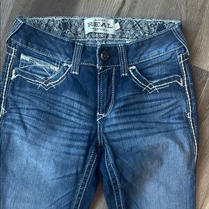 Ariat Women's Dark Blue Boot Cut Jeans